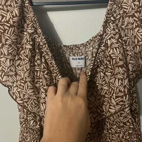 Brown Floral Maxi Dress - Picture 4 of 4